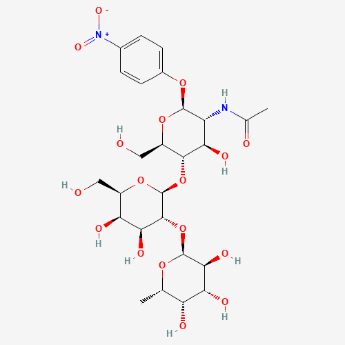 4-Nitrophenyl 2-Acetamido-2-deoxy-4-O-[2-O-a-L-fucopyranosyl)-b-D-galactopyranosyl]-b-D-glucopyranoside (CAS: 177855-99-1) - Related Chemical Product