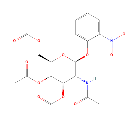 o-Nitrophenyl 2-Acetamido-2-deoxy-3,4,6-tri-O-acetyl-b-D-galactopyranoside (CAS: 13089-26-4) - Related Chemical Product