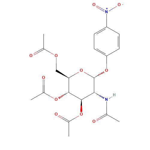 p-Nitrophenyl 2-Acetamido-2-deoxy-3,4,6-tri-O-acetyl-a-D-glucopyranoside (CAS: 13089-23-1) - Related Chemical Product