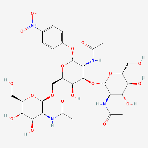 4-Nitrophenyl 2-Acetamido-3,6-di-O-(2-acetamido-2-deoxy-b-D-glucopyranosyl)-2-deoxy-A-D-galactopyranoside (CAS: 1144040-11-8) - Related Chemical Product