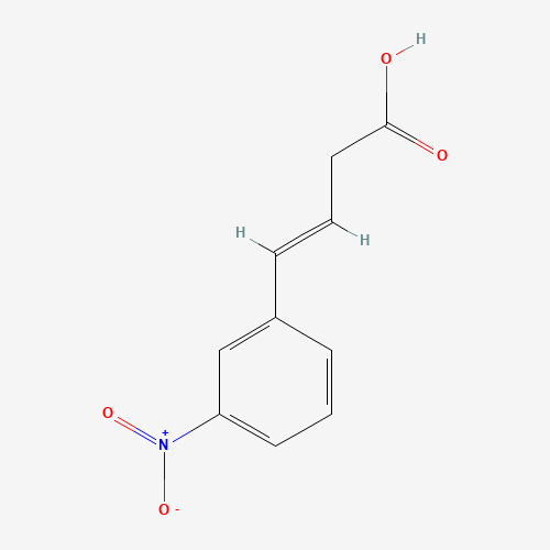 4-(3-Nitrophenyl)but-3-enoic Acid (CAS: 887407-13-8) - Chemical Structure and Molecular Formula 