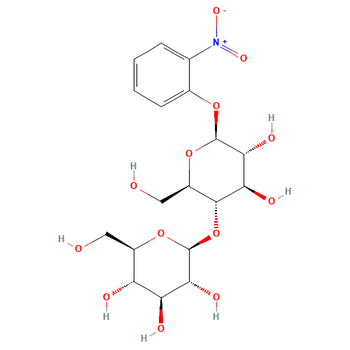 o-Nitrophenyl b-D-Cellobioside (CAS: 70867-33-3) - Chemical Structure and Molecular Formula 