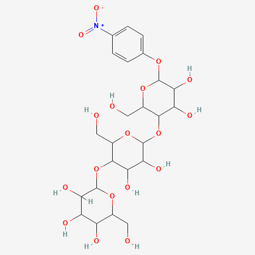 p-Nitrophenyl b-D-Cellotrioside (CAS: 106927-48-4) - Chemical Structure and Molecular Formula 