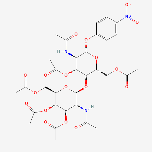 1-(4-Nitrophenyl)-N,N'-Diacetyl-3,6,3',4',6'-penta-O-acetylchitobioside (CAS: 7284-19-7) - Related Chemical Product