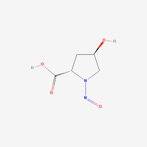 N-Nitroso-L-hydroxyproline (CAS: 30310-80-6) - Chemical Structure and Molecular Formula 