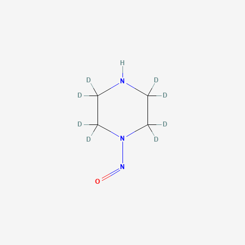 N-Nitrosopiperazine-d8 (CAS: 1330180-56-7) - Chemical Structure and Molecular Formula 