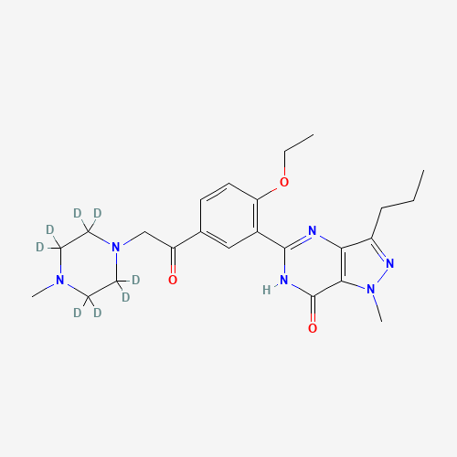 Nor-acetildenafil-d8 (CAS: 1185117-07-0) - Related Chemical Product