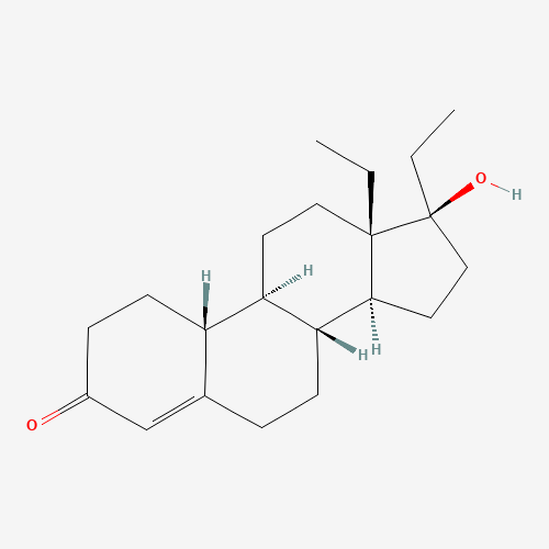 Norbolethone (CAS: 1235-15-0) - Chemical Structure and Molecular Formula 