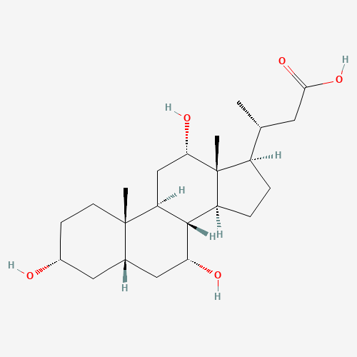Nor Cholic Acid (CAS: 60696-62-0) - Chemical Structure and Molecular Formula 