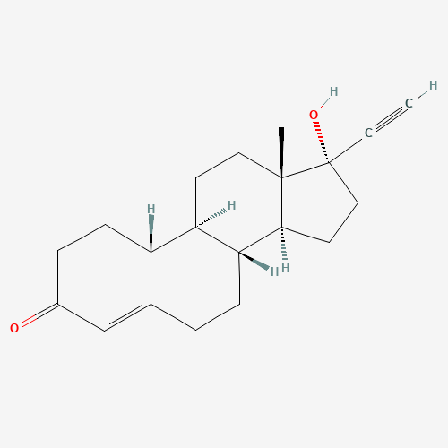 17-epi-Norethindrone (CAS: 38673-36-8) - Chemical Structure and Molecular Formula 