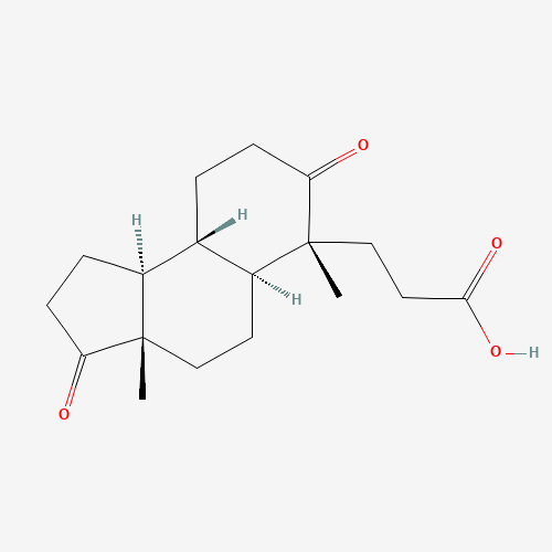 4-Nor-3,5-seco-5,17-dioxoandrostan-3-oic Acid (CAS: 6857-88-1) - Chemical Structure and Molecular Formula 