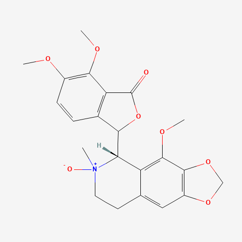 Noscapine N-Oxide (CAS: 54383-36-7) - Chemical Structure and Molecular Formula 