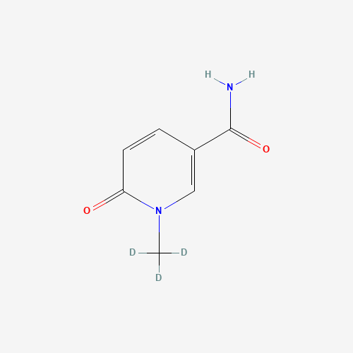 Nudifloramide-d3 (CAS: 1207384-48-2) - Chemical Structure and Molecular Formula 