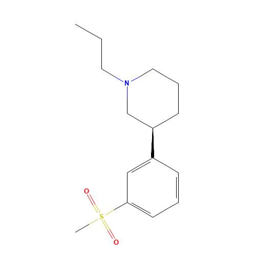 (-)-OSU (CAS: 146798-66-5) - Chemical Structure and Molecular Formula 