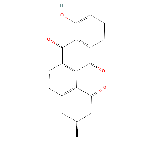 Ochromycinone (CAS: 28882-53-3) - Chemical Structure and Molecular Formula 