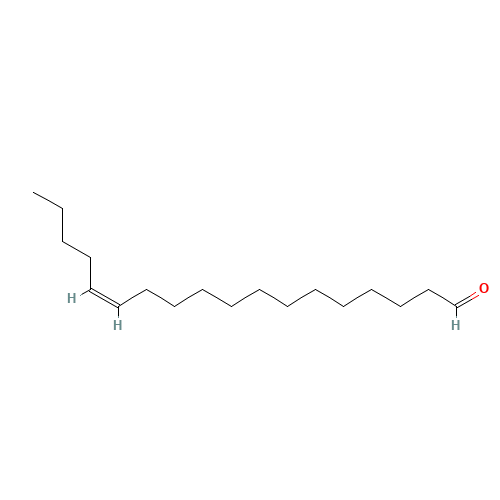 (Z)-13-Octadecenal (CAS: 58594-45-9) - Chemical Structure and Molecular Formula 