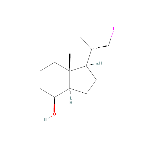 (1R,3aR,4S,7aR)-Octahydro-1-[(1S)-2-iodo-1-methylethyl]-7a-methyl-1H-inden-4-ol (CAS: 116535-65-0) - Related Chemical Product