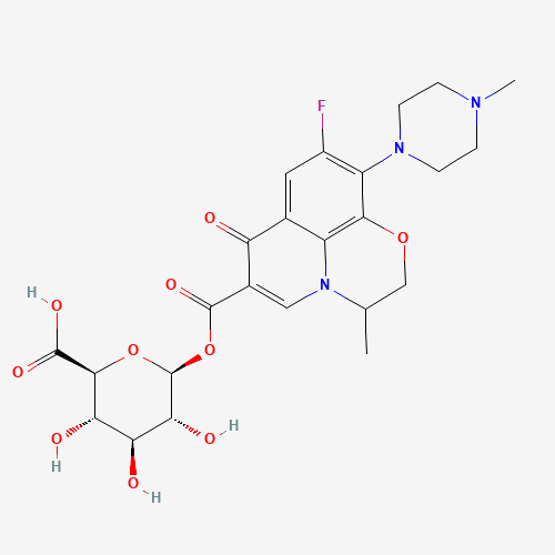 Ofloxacin Acyl-b-D-glucuronide (CAS: 90293-81-5) - Chemical Structure and Molecular Formula 