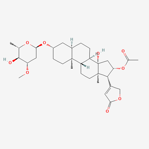 Oleandrin (CAS: 465-16-7) - Chemical Structure and Molecular Formula 