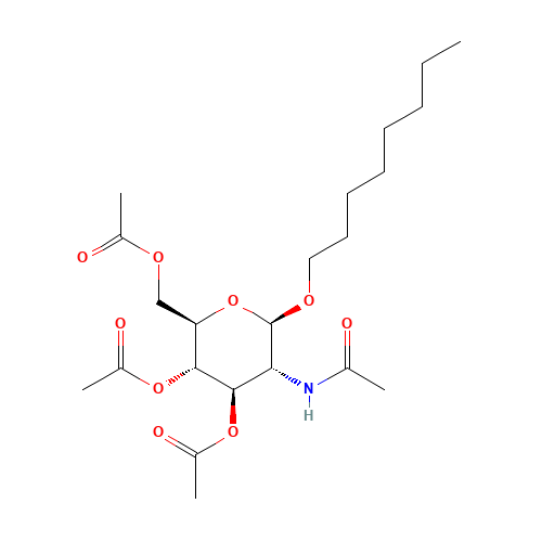Octyl 2-Acetamido-2-deoxy-3,4,6-tri-O-acetyl-b-D-glucopyranoside (CAS: 173725-22-9) - Related Chemical Product