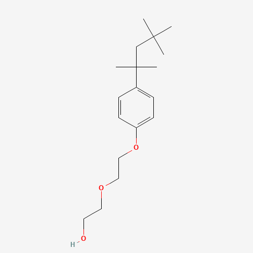 4-tert-Octylphenol Diethoxylate (CAS: 2315-61-9) - Chemical Structure and Molecular Formula 