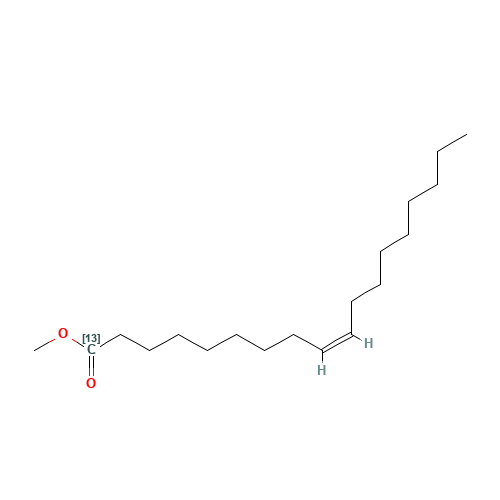 Oleic Acid-13C Methyl Ester (CAS: 70491-68-8) - Chemical Structure and Molecular Formula 