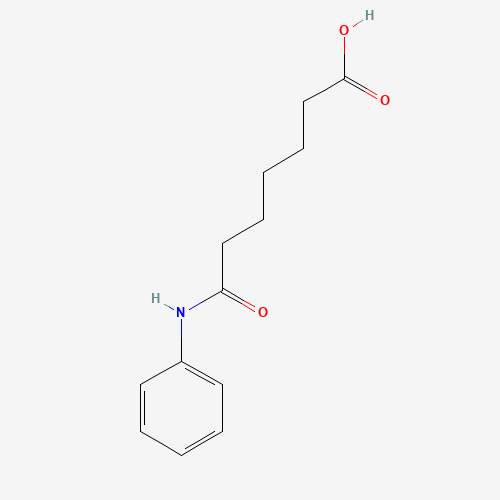 7-Oxo-7-(phenylamino)heptanoic Acid chemical structure 7-Oxo-7-(phenylamino)heptanoic Acid (CAS: 160777-08-2) - Chemical Structure and Molecular Formula