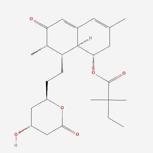 6-Oxo Simvastatin (CAS: 130468-11-0) - Chemical Structure and Molecular Formula 