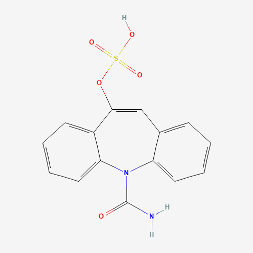 Oxcarbazepine Enol-sulfate (CAS: 104746-00-1) - Chemical Structure and Molecular Formula 