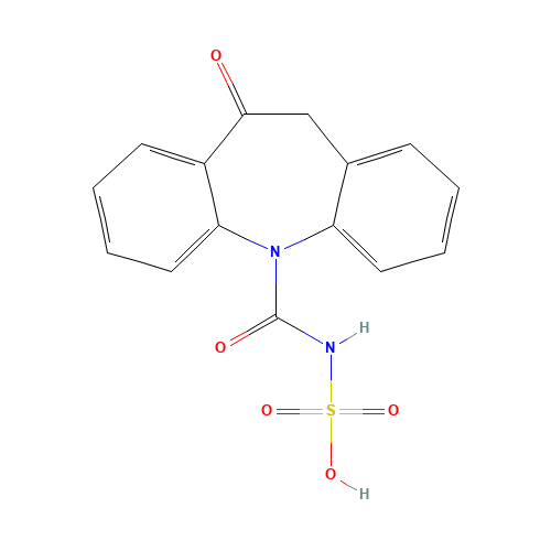 Oxcarbazepine N-Sulfate (CAS: 1159977-54-4) - Chemical Structure and Molecular Formula 