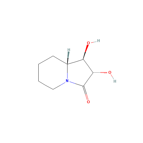 3-Oxo-(-)-lentiginosine (CAS: 160169-49-3) - Chemical Structure and Molecular Formula 