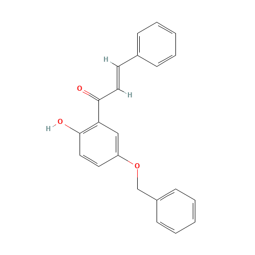3-Oxo-1-phenyl-3-(2'-hydroxy-5-benzyloxyphenyl)propene (CAS: 872131-45-8) - Chemical Structure and Molecular Formula 
