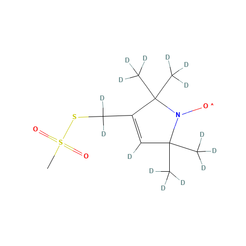 (1-Oxyl-2,2,5,5-tetramethyl-?3-pyrroline-3-methyl) Methanethiosulfonate-d15 (CAS: 384342-57-8) - Related Chemical Product