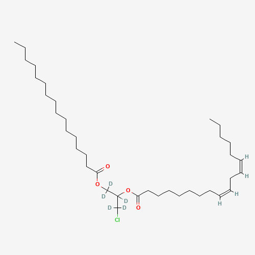 rac-1-Palmitoyl-2-linoleoyl-3-chloropropanediol-d5 (CAS: 1246833-66-8) - Related Chemical Product