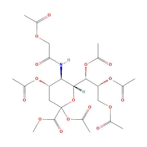 2,4,7,8,9-Pentaacetyl-D-N-acetylglycolylneuraminic Acid Methyl Ester (CAS: 118865-38-6) - Related Chemical Product