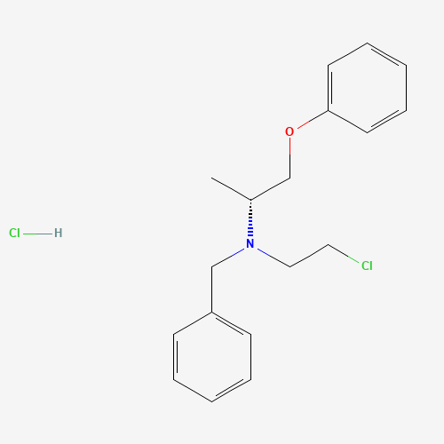 (R)-Phenoxybenzamine Hydrochloride (CAS: 16053-59-1) - Chemical Structure and Molecular Formula 