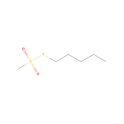Pentyl Methanethiosulfonate (CAS: 4212-64-0) - Chemical Structure and Molecular Formula 