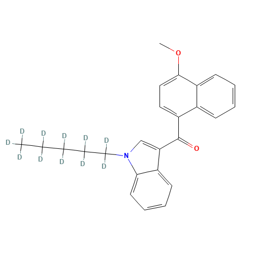 1-(Pentyl-d11)-3-(4-methoxynaphthoyl)indole (CAS: 1346602-60-5) - Related Chemical Product