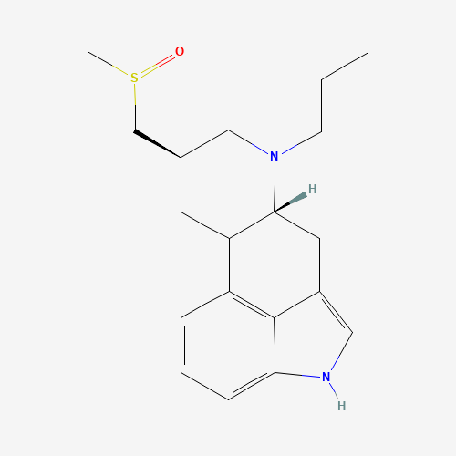 Pergolide Sulfoxide (CAS: 72822-01-6) - Chemical Structure and Molecular Formula 