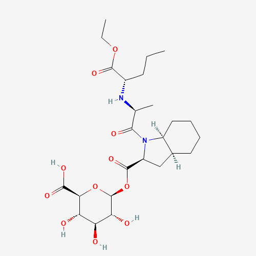 Perindopril Acyl-b-D-glucuronide (CAS: 120398-66-5) - Chemical Structure and Molecular Formula 