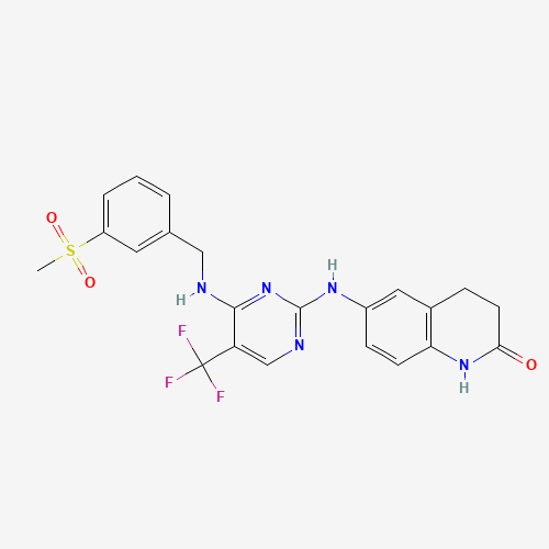 PF-573228 (CAS: 869288-64-2) - Chemical Structure and Molecular Formula 