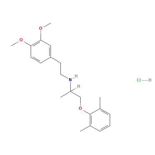 Phenoprolamine Hydrochloride (CAS: 93933-71-2) - Chemical Structure and Molecular Formula 