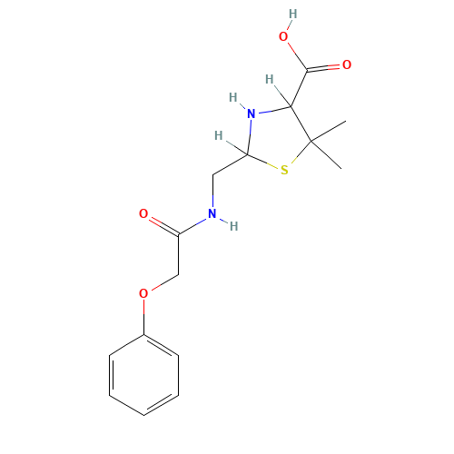 Phenoxymethylpenilloic Acid (Mixture of Diastereomers) (CAS: 4847-29-4) - Related Chemical Product