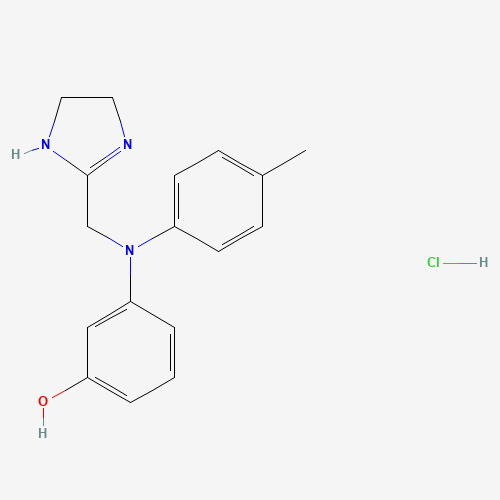 Phentolamine Hydrochloride (CAS: 73-05-2) - Chemical Structure and Molecular Formula 