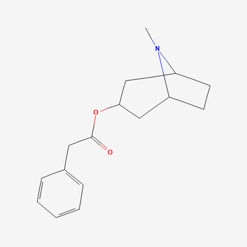 3a-Phenylacetoxy Tropane (CAS: 1690-22-8) - Chemical Structure and Molecular Formula 