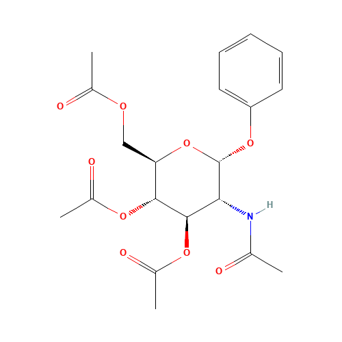Phenyl 2-Acetamido-3,4,6-tri-O-acetyl-2-deoxy-a-D-glucopyranoside (CAS: 13089-19-5) - Related Chemical Product