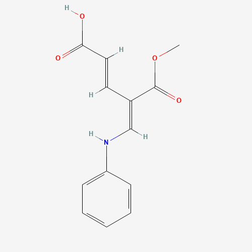4-[(Phenylamino)methylene]-2-pentenedioic Acid 5-Methyl Ester (CAS: 64972-00-5) - Related Chemical Product