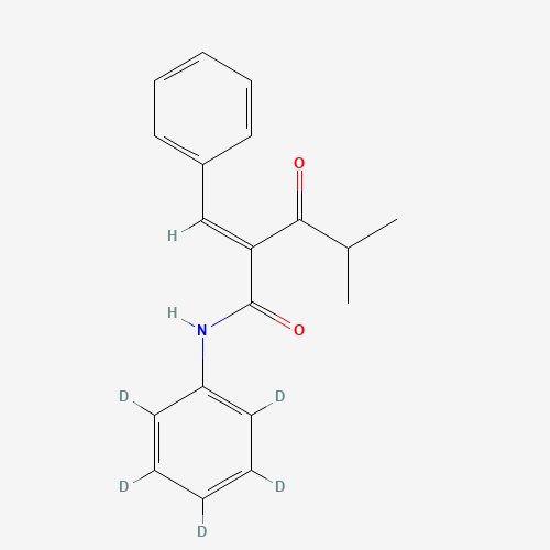 N-4-Phenyl a-Benzylidene-d5 Isobutyrylacetamide (CAS: 265989-32-0) - Related Chemical Product