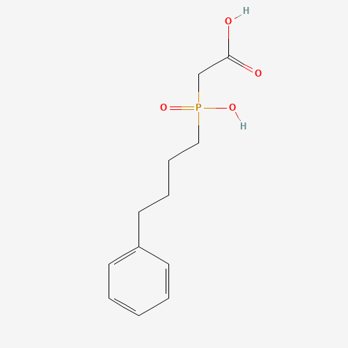 4-Phenybutyl 2-Carboxyethylphosphinic Acid (CAS: 83623-61-4) - Chemical Structure and Molecular Formula 