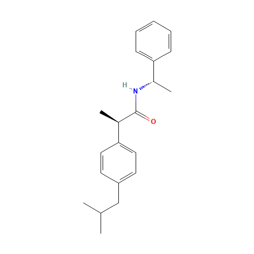 (S,R)-N-(1-Phenylethyl) Ibuprofen Amide (CAS: 81576-47-8) - Related Chemical Product